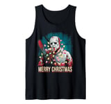 Merry Christmas Horror Fan Slasher 80s-Themed Tank Top