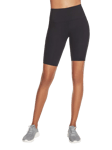 Skechers GOWALK High Waist 10" Bike Shorts, Black