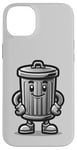 iPhone 14 Plus Garbage Trash Can Cartoon Character Design Case