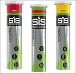 3 x SIS Science In Sport Tubes. Hydro Electrolyte Tablets. 3 Different Flavours.