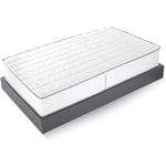 Matelas - hauteur 18 cm - Mousse à mémoire de forme - Livré sous vide enroulé - Anatomique - Hypoallergenique - 100% Made in Italy - 80x190