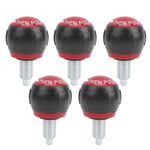 (Black And Red)5pcs 50x45mm Fitness Pop Pull Pin Knob Release Synthetic SLS