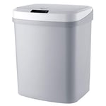 DSFHKUYB 16L Trash Can Automatic Touchless Waste Bin Smart Motion Sensor Rubbish Waste Bin Kitchen Trash Can Garbage Bins for Home Room Kitchen Car,Gray