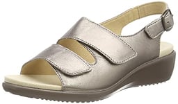 Hotter Easy II Wide Women's Sandals & Flip Flop Rose Gold, Metallic, 3.5 UK