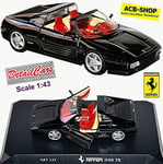 Ferrari 348 TS Targa Version 1989-93 Black Metallic 1:43 Detail Cars