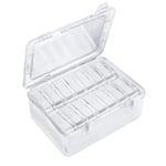 ZIOYA 15 Pièces Petite Boite Rangement Plastique Petit Organisateur de Perles...