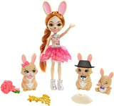 Enchantimals Royals Coffret Famille avec Mini-poupée Brystal Lapin, 3 Figurines animales et 4 Accessoires, Jouet pour Enfant, GYJ08