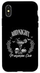 Coque pour iPhone X/XS Midnight Margaritas, fête d'Halloween, sorcière