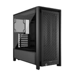 CORSAIR Frame 4000D Boîtier Modulaire ATX de Taille Moyenne – Débit d'air Élevé, InfiniRail™ Système de Montage des Ventilateurs, ASUS BTF, MSI Project Zero, Gigabyte Project Stealth – Noir