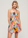 Superdry Bandeau Halterneck Mini Beach Dress