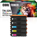 5 Toner fits for Brother TN326 HL-L8350CDW MFC-L8600CDW MFC-L8650CDW MFCL8850CDW