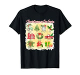 Christmas On The Farm Merry Christmas Truck Xmas Holiday T-Shirt