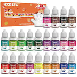 Colorant Alimentaire Gel - 22 Couleurs Gel Icing Color Set, Décoration de Gâteau, Pâtisserie, Beignets, Crème Glacée, Macaron(6g par Bouteille )