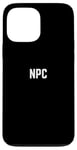 Coque pour iPhone 13 Pro Max NPC Jeux Vidéo Cosplay Gamers Avatar