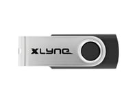 Xlyne Usb-Flashdrev Retail 64 Gb Sort/Sølv 7606400 Usb-C®