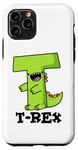 Coque pour iPhone 11 Pro Jeu de mots alphabet amusant T-Rex