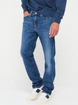 Levi's 514 Straight Fit Jeans - Feel The Same Adv - Dark Blue, Dark Blue, Size 34, Inside Leg Long, Men