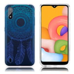 Deco Samsung Galaxy A01 kuoret - Unisieppari Tummansininen