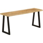 Vidaxl - Banc avec bord vivant 105 cm bois de manguier massif Brun