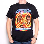 Anthrax Men's State of Euphoria T-Shirt, Black, XX-Large