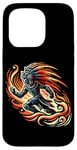 Coque pour iPhone 15 Pro Aztec Warrior Mask Ancient Civilization Mexican Heritage