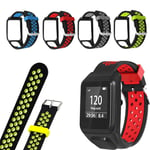 Silicone WristBand Dual Color Strap For OMTOM Runner 2 3 Adventurer Spark Music