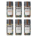 BART Middle Eastern Spice Collection - Sumac, Caraway Seeds, Saffron, Baharat Spice Blend, Harissa Spice Blend, Ground Cumin - Ideal for Middle Eastern Cooking (6 Jar Bulk Buy Set)