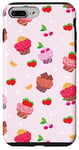 iPhone 7 Plus/8 Plus Cupcake Pattern Pink Phone Cover Case