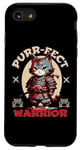 iPhone SE (2020) / 7 / 8 Samurai Cat Japanese Warrior Purr-Fect Warrior Case