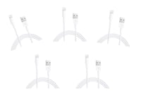 Pack De 5 Câbles Apple Dock Connector Vers Usb Pour Iphone 5