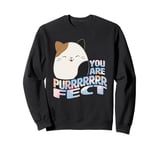 Squishmallows Cam Cat You Are Purrrfect Sweatshirt