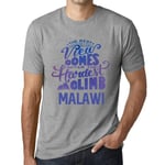 Homme Tee-Shirt - The Best View Comes After Hardest Mountain Climb Malawi - T-Shirt Graphique Éco-Responsable Vintage Cadeau Nouveauté