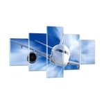 Impression sur Verre 125x70cm Tableaux Image Photo Aviation avion vol Decoration