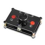 2-way 3.5mm Stereo Audio Switcher Box Selector Headphone Speaker Jack Splitter