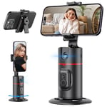 Trépied à Suivi Automatique du Visage, Trépied De Suivi Automatique du Visage 360° Support de Téléphone Intelligent Selfie Stick avec Télécommande sans Fil pour Vidéo, Diffusion en Direct, Conférence