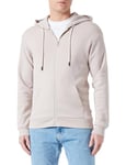 JACK & JONES Jjebradley Noos Sweat zippé à Capuche Veste de survêtement, Beige Clair, XS Homme