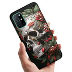 OnePlus 8T - Skal/Mobilskal Skull Roses