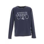 Tee Shirt Manches Longues Le Temps Des Cerises Latygi Midnight Ml Tee G Bleu Nuit