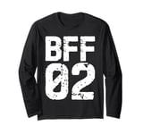 Vintage BFF 02 Best Friends Matching Bestie Friendship Day Long Sleeve T-Shirt