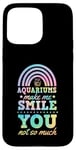 iPhone 15 Pro Max Aquariums Make Me Smile You Not So Much Bohemian Rainbow Case