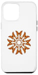 Coque pour iPhone 12 Pro Max Petit papillon – Motif floral mandala orange