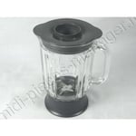 Bol Blender Verre Complet Kenwood FPM260 FPM270 - Gris - Accessoire Robot Ménager