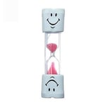 TPHJRM Children Kids Tooth Brushing Timer 3 Minutes Smiling Face Sandglass Hourglass Shower Hourglass Sand Timer Clock Sandglass