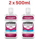 Listerine Advanced Defence Gum Treatment Mouthwash 500ml for Dental Hygiene Mint