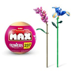 Max Premium Flowers Building Bricks Collection (up to 243 Pieces, 2 Flowers per Capsule, 10 to Collect). (Iris and Persicaria, 1 Capsule)