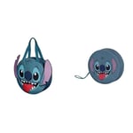 Disney Lilo et Stitch Face - Sac de Plage + Trousse de Toilette Jumbo