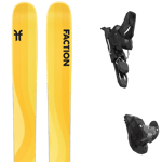 FACTION Pack ski Faction Dancer 4 Yellow 25 + Fixations Homme Jaune taille 191 2025