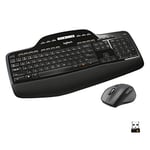 Logitech MK710 Wireless Keyboard and Mouse Combo for Windows, QWERTY US-International Layout - Black