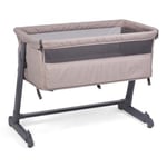 Tova bedside crib, beige