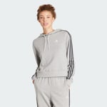 adidas Essentials 3-Stripes Animal Print Relaxed Hoodie Women